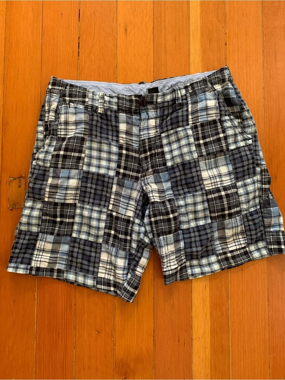 J. Crew Men’s Madras Field Shorts Sz 32w